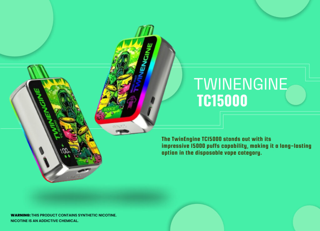 Buy Twinengine Sooce TC15000 from your premium vape shop in overland park, Insta Smoke and Vape shop!